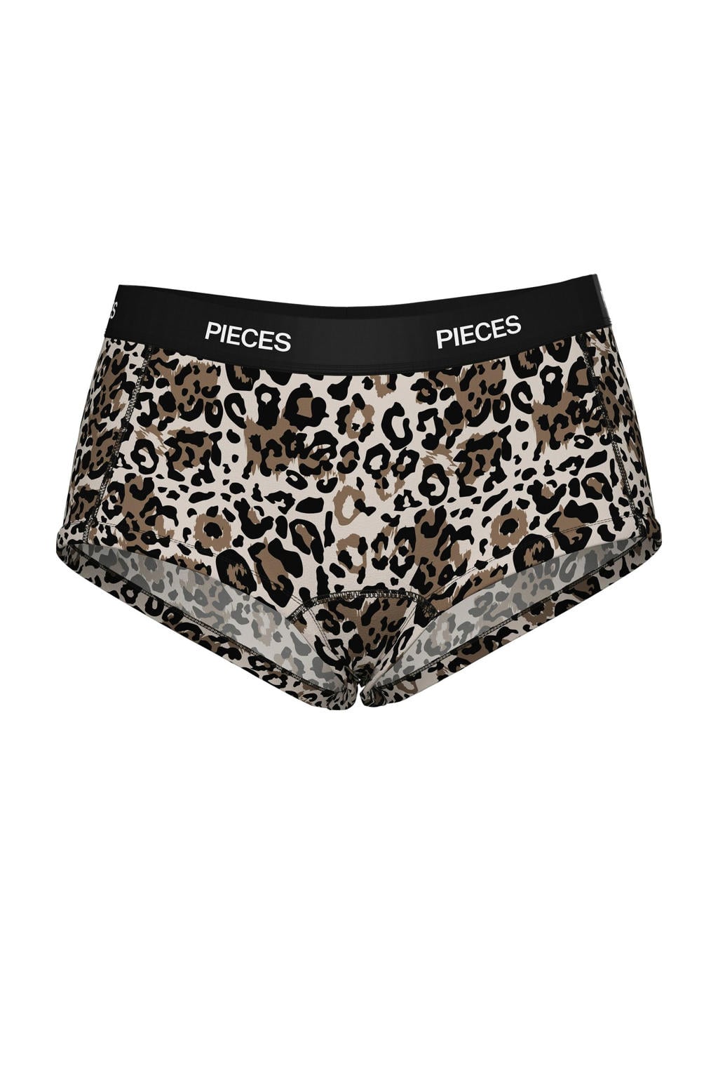 PIECES boxershort PCLOGO beige/zwart