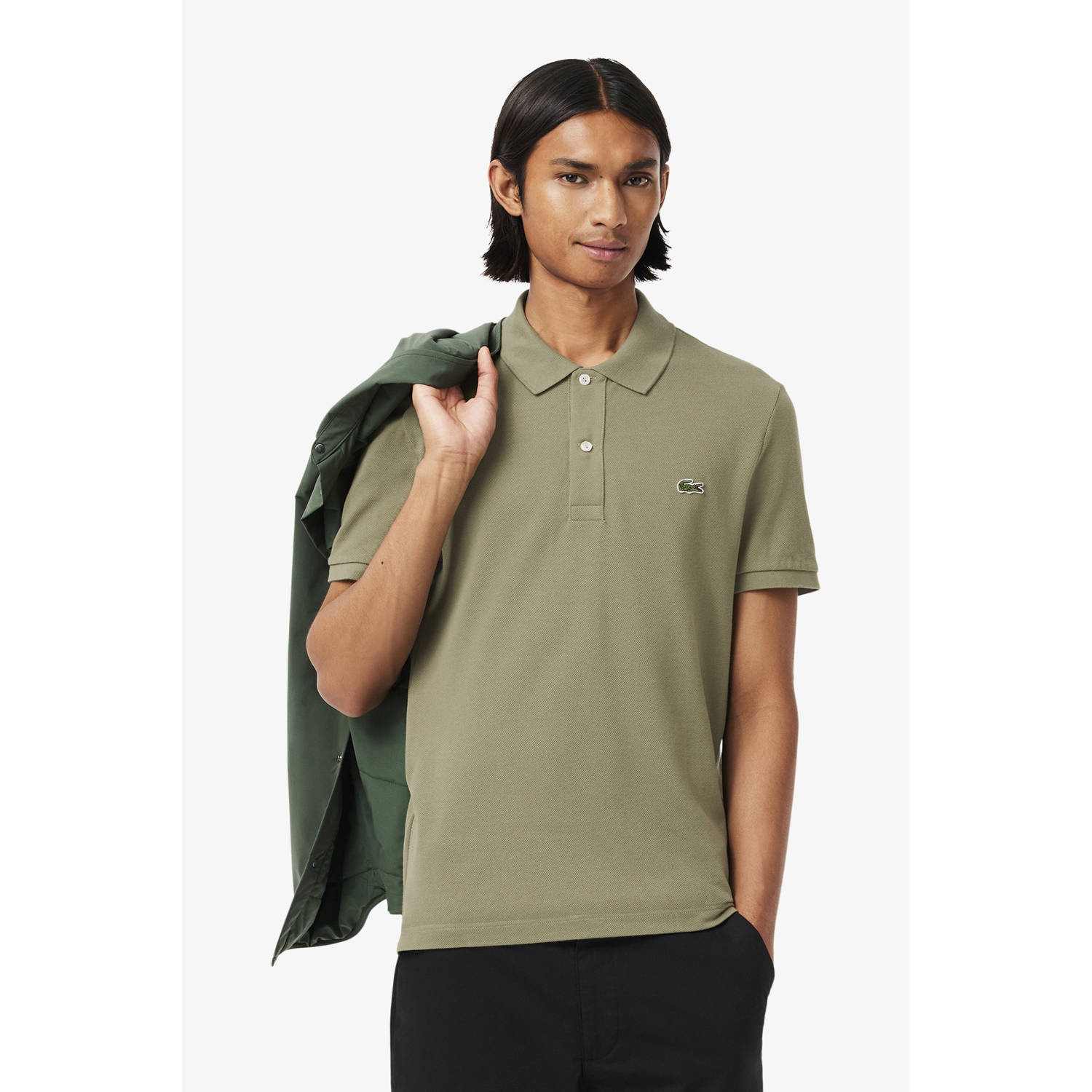 Lacoste slim polo kaki
