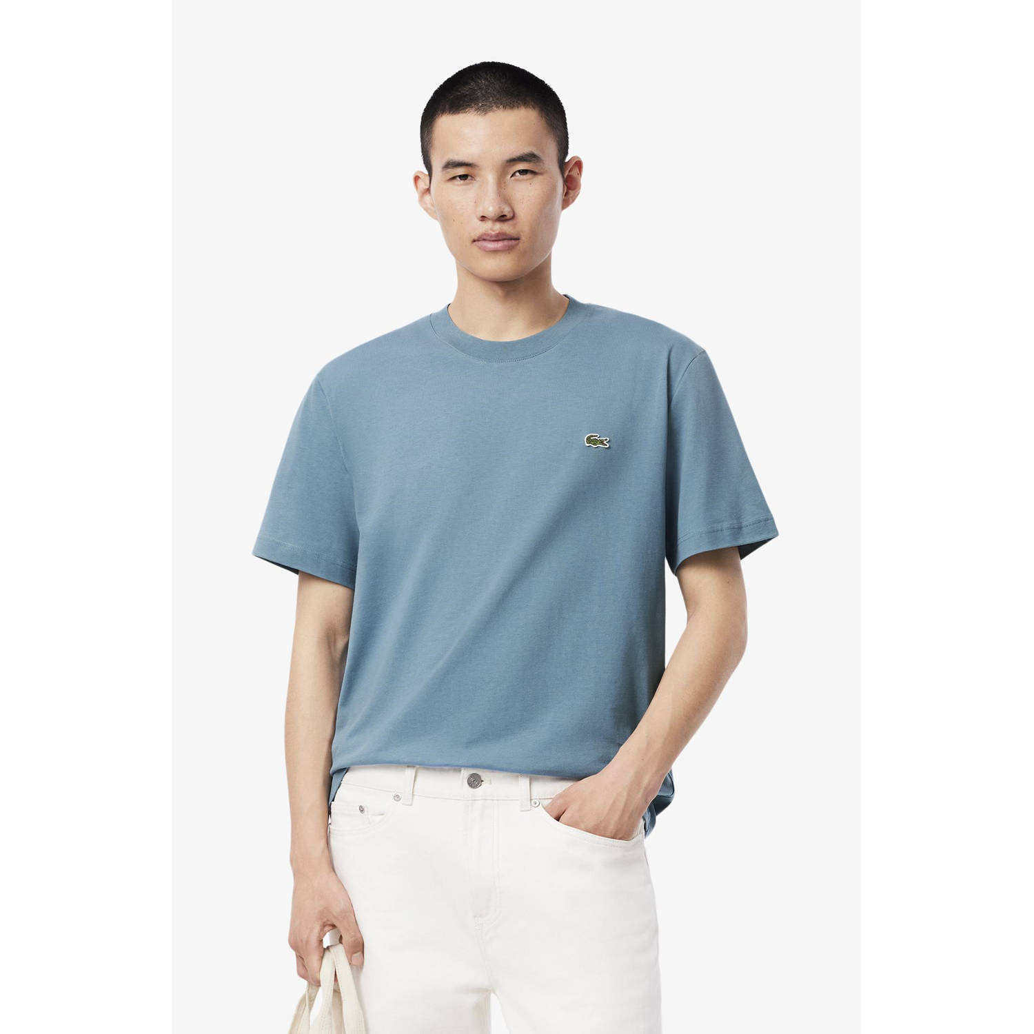 Lacoste T-shirt met logo groen