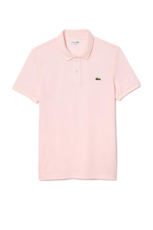 slim polo lichtroze
