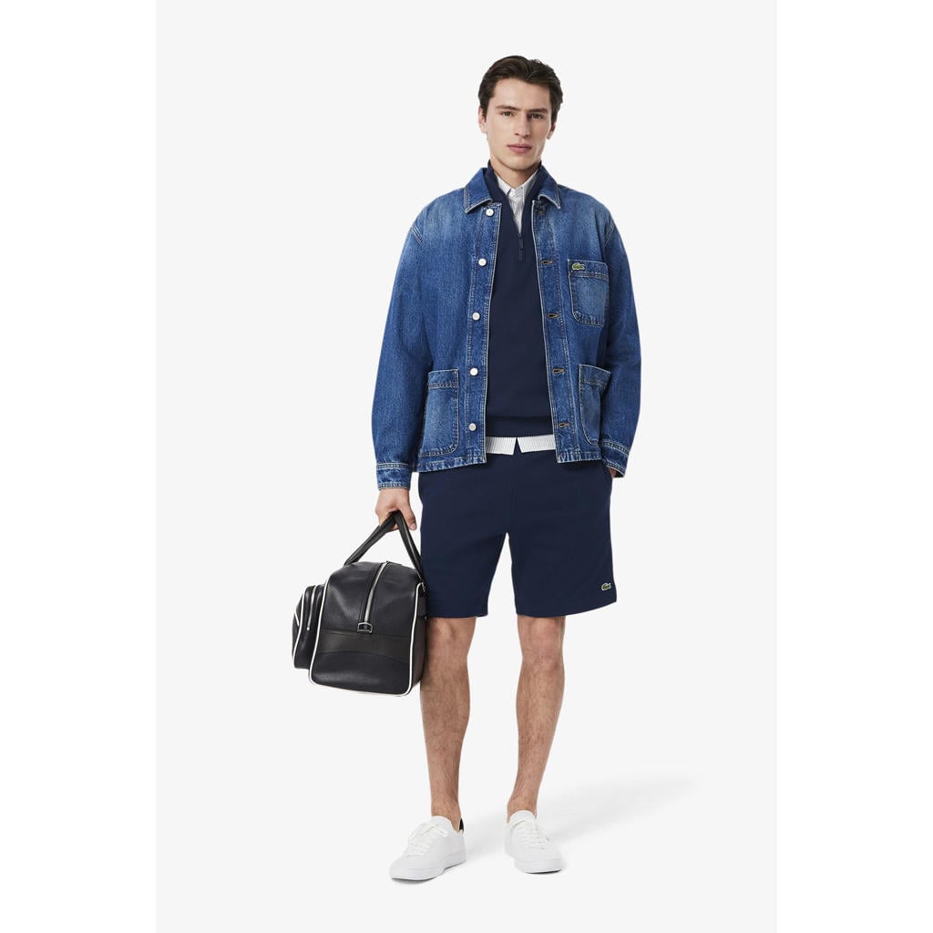 Lacoste regular sweatshort donkerblauw