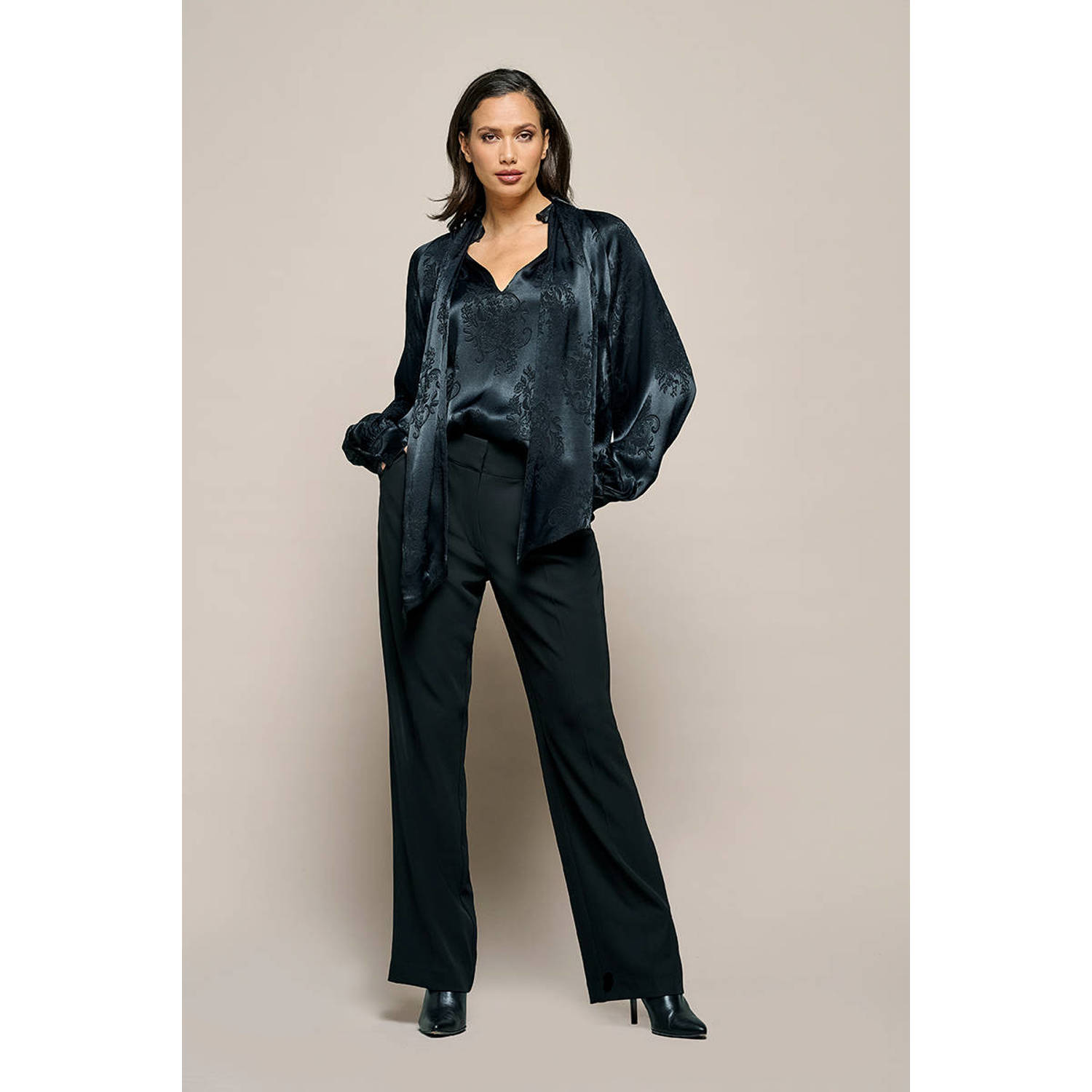 Mart Visser blouse Bension zwart