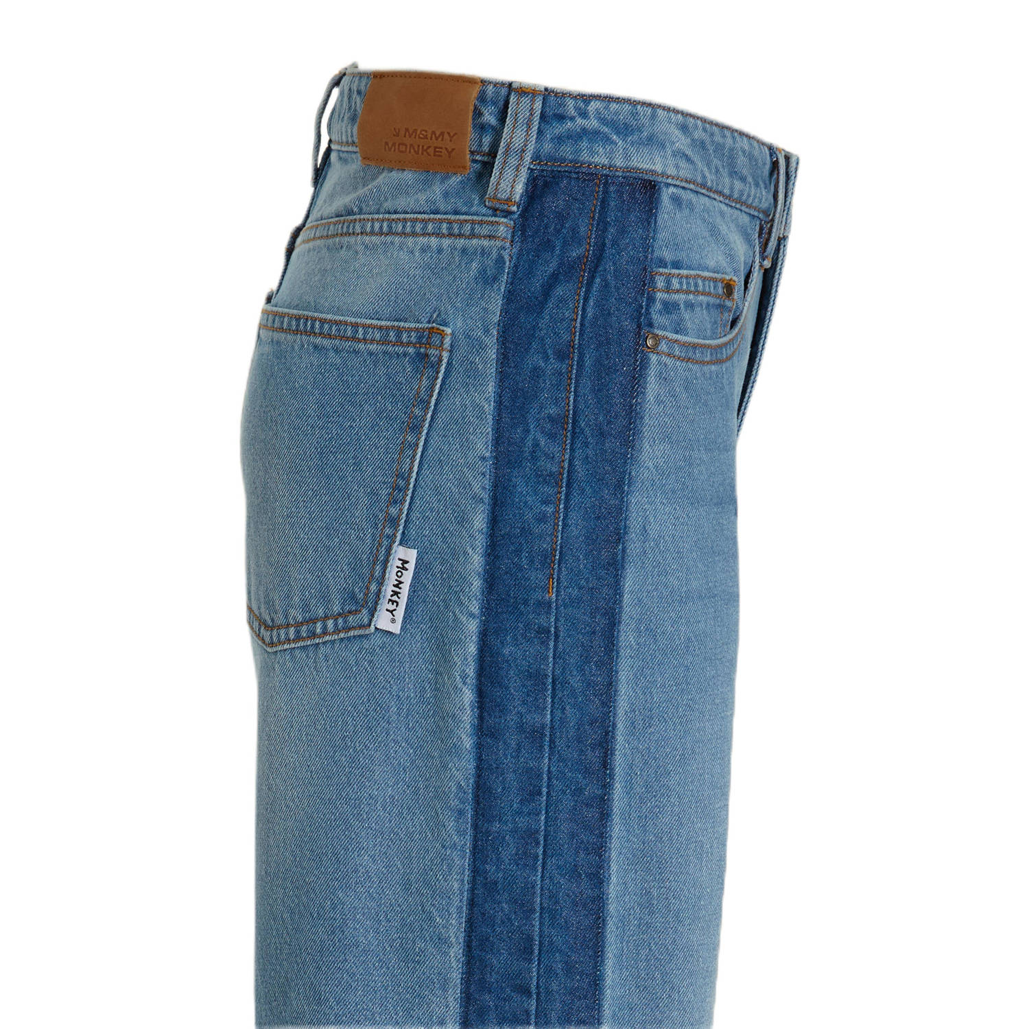 Me & My Monkey contrast jeans blauw