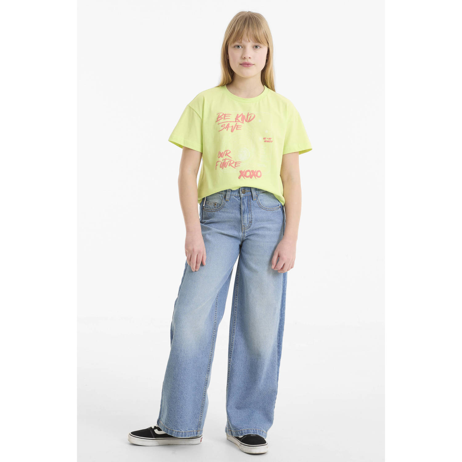 Me & My Monkey contrast jeans blauw