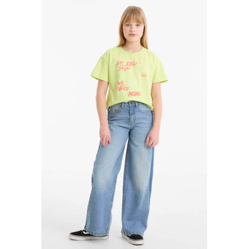 Me & My Monkey contrast jeans blauw afbeelding