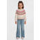 Me & My Monkey wide leg jeans blauw
