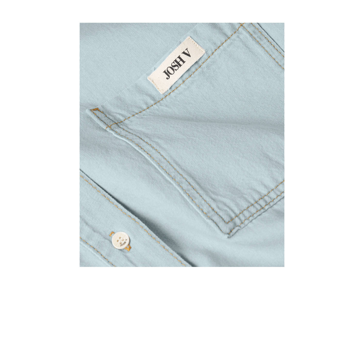 JOSH V oversized playsuit light blue denim