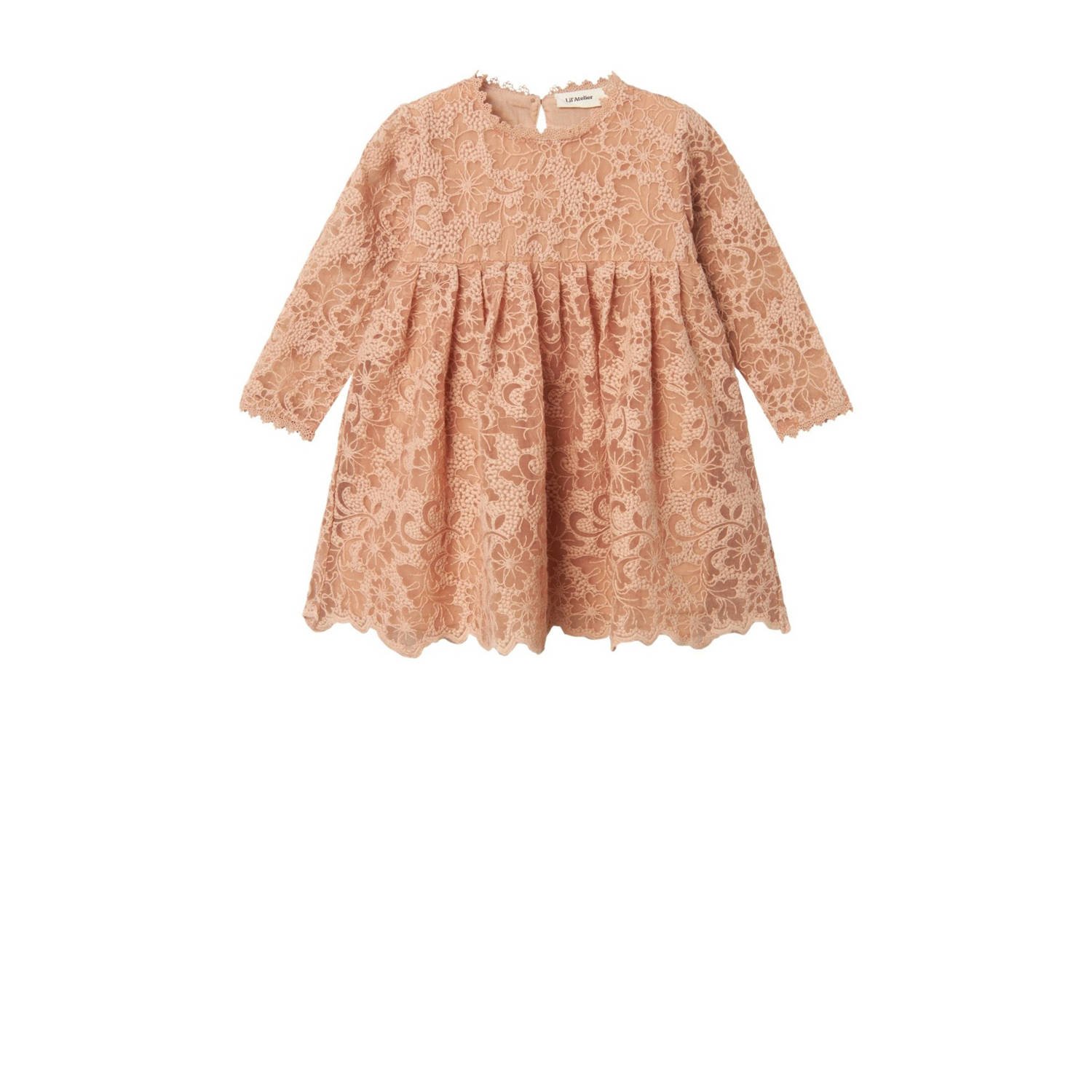 LIL' ATELIER Baby Jurken Nmfroseli Ls Loose Dress Lil Lichtroze