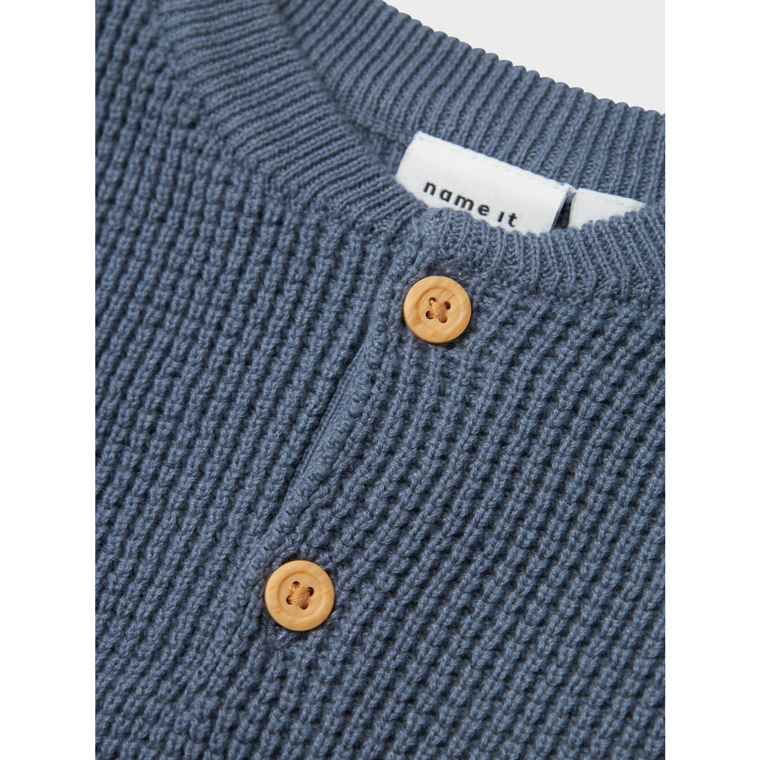 NAME IT BABY sweater grijsblauw