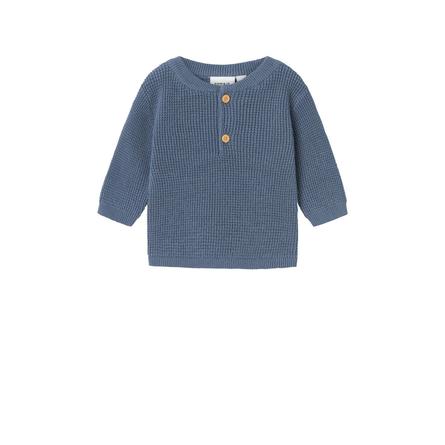 NAME IT BABY sweater grijsblauw