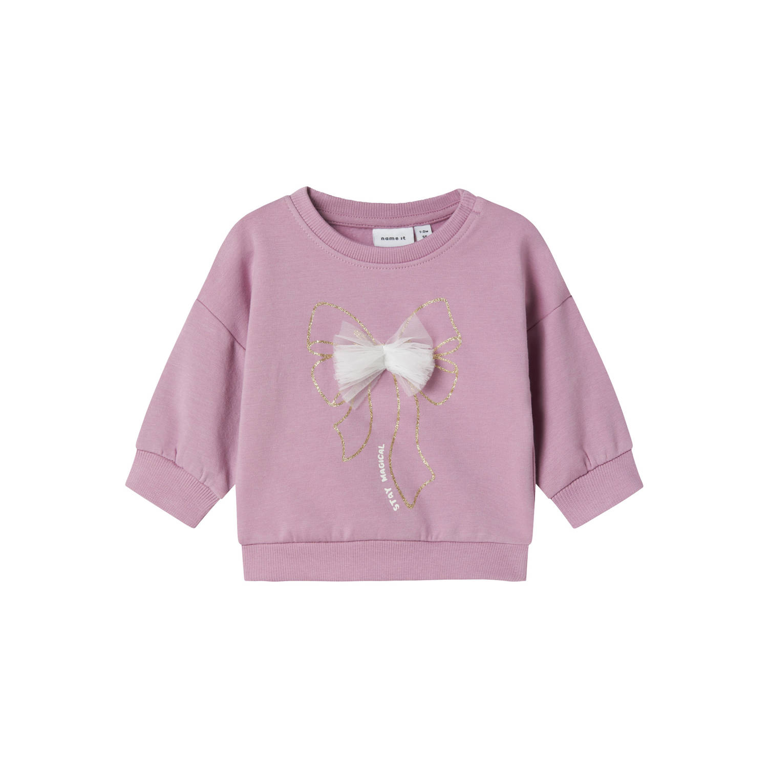 NAME IT BABY sweater roze