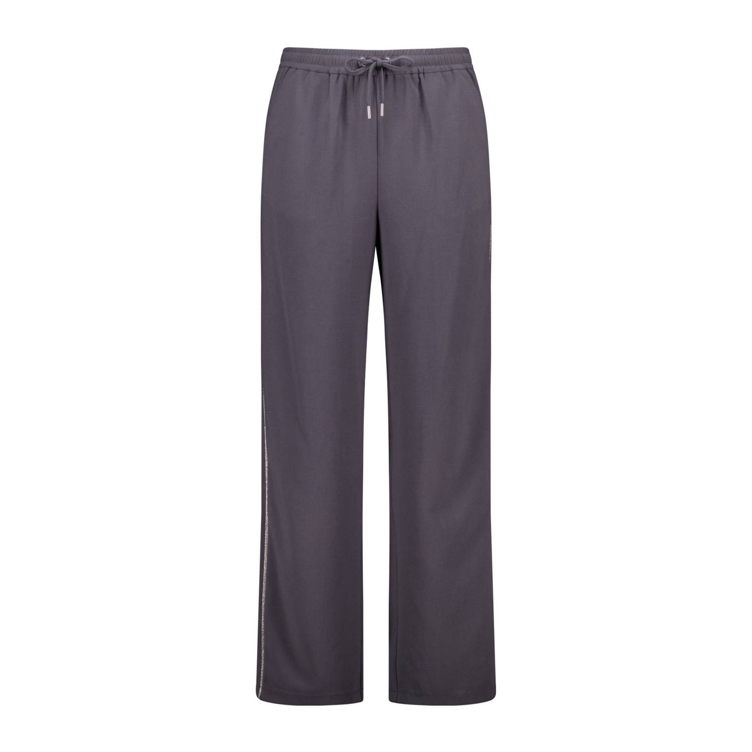 MS Mode wide leg broek grijs