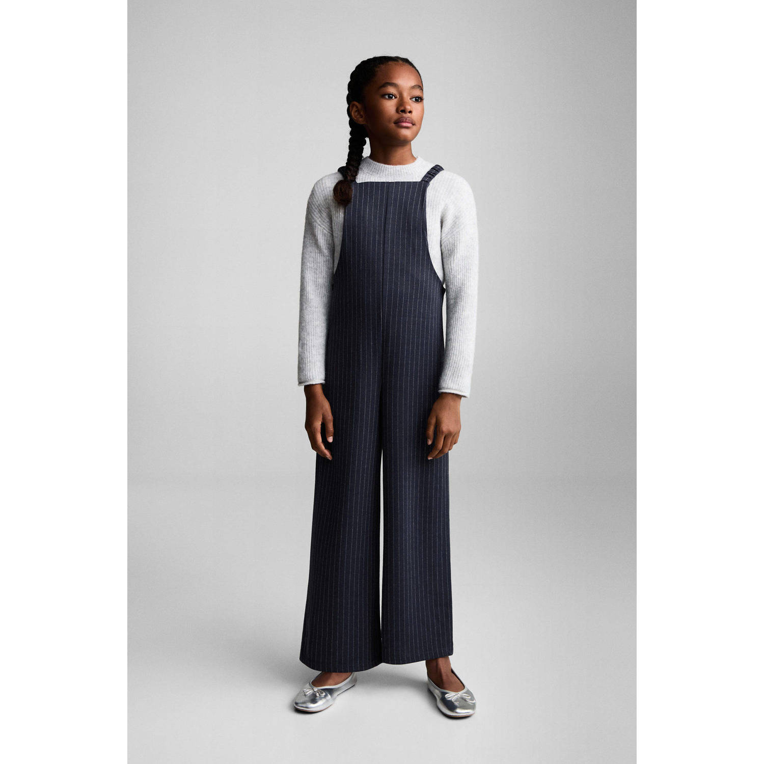 Mango Kids tuinbroek blauw