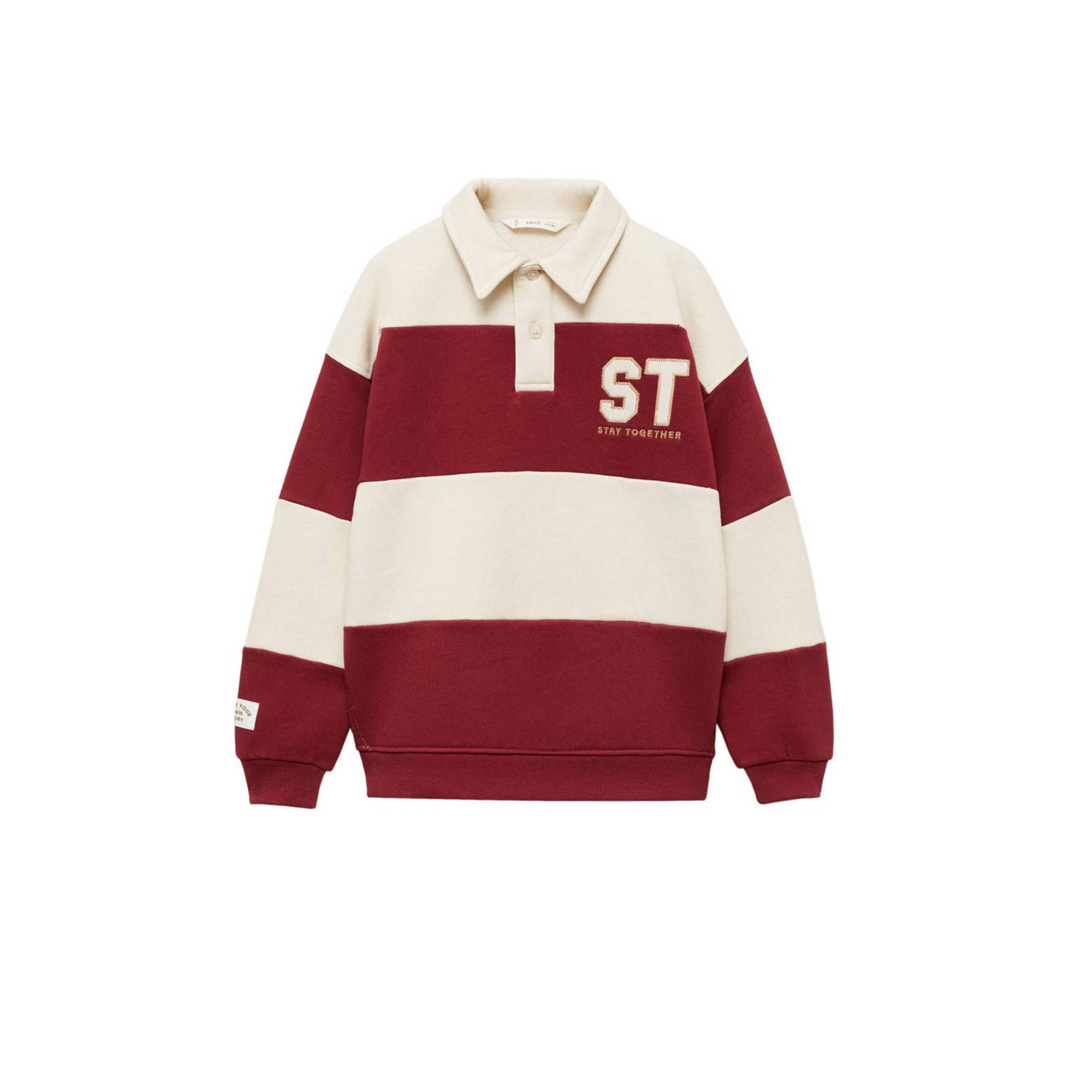 Mango Kids sweater donkerrood