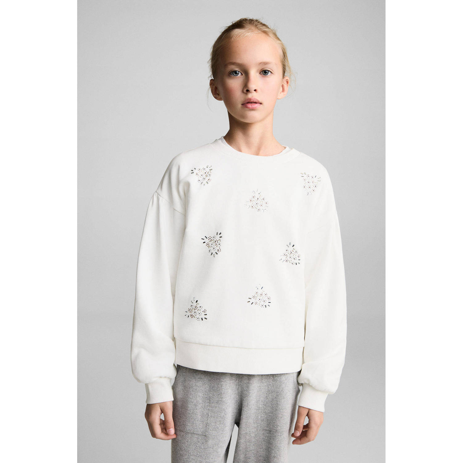 Mango Kids sweater naturel
