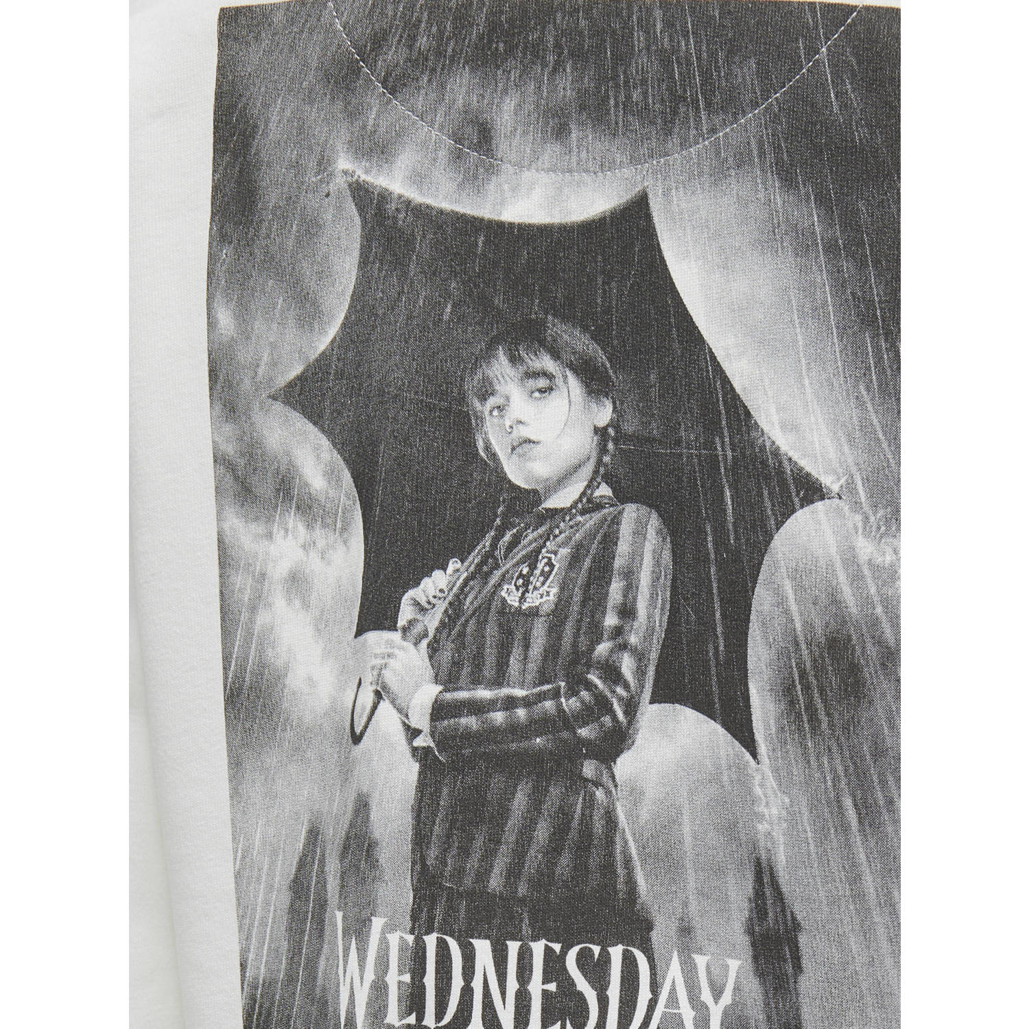 ONLY KIDS GIRL sweater met Wednesday print wit