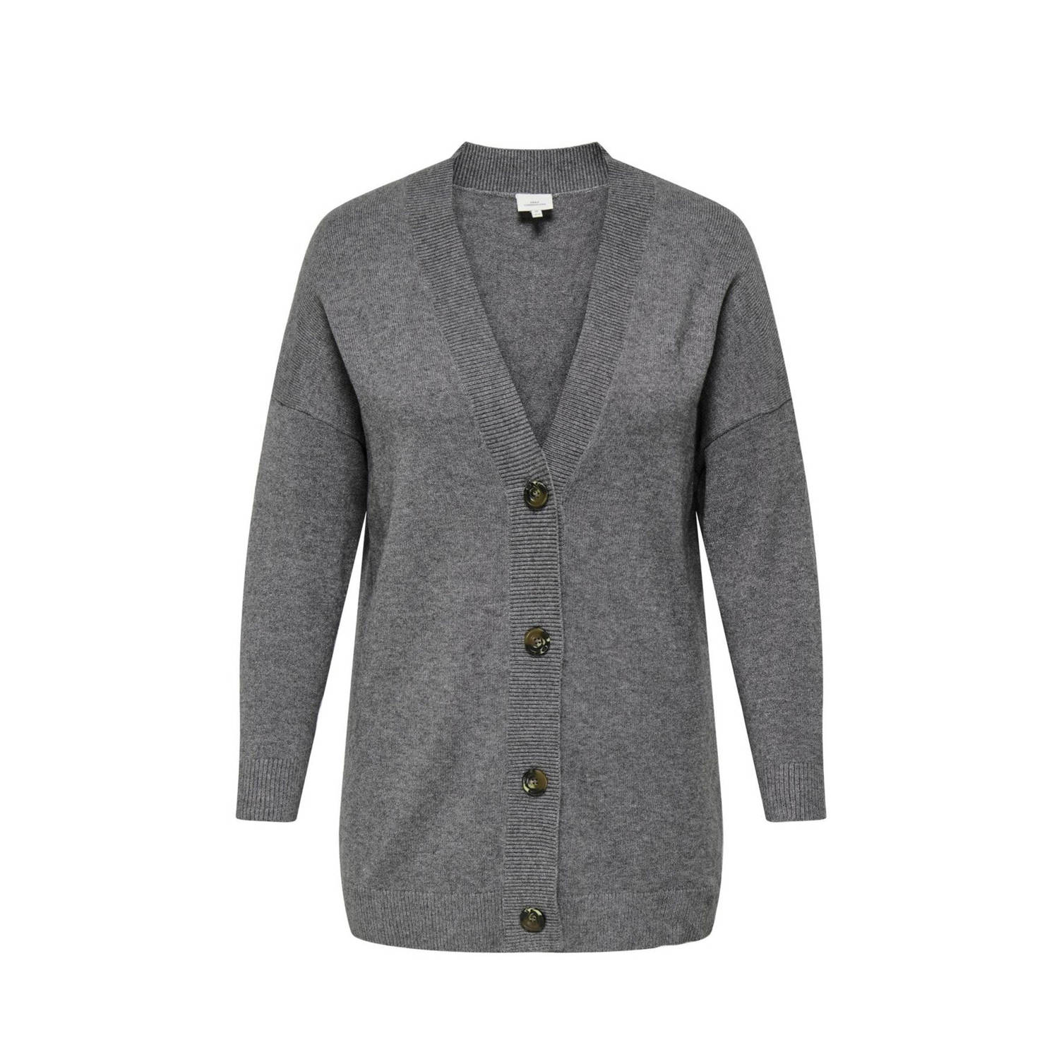 ONLY CARMAKOMA Vest CARESLY LS BUTTON CARDIGAN KNT NOOS