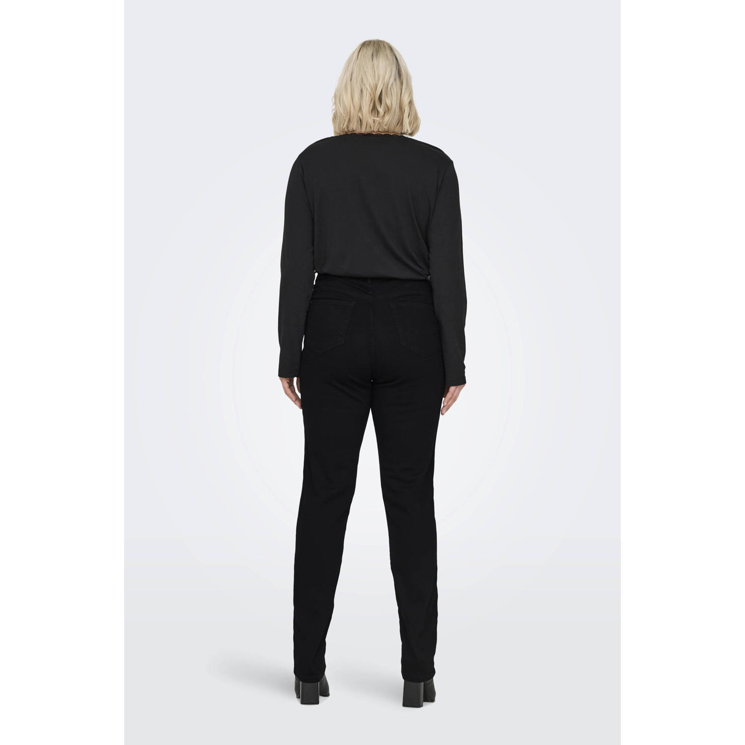 ONLY CARMAKOMA slim fit jeans CARSUI black denim
