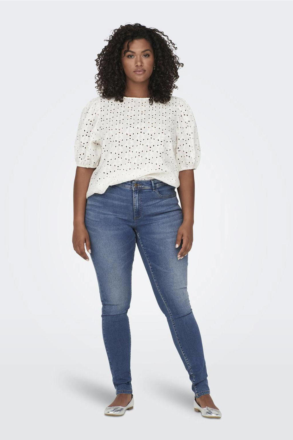 ONLY CARMAKOMA skinny jeans CARSALLY medium blue denim