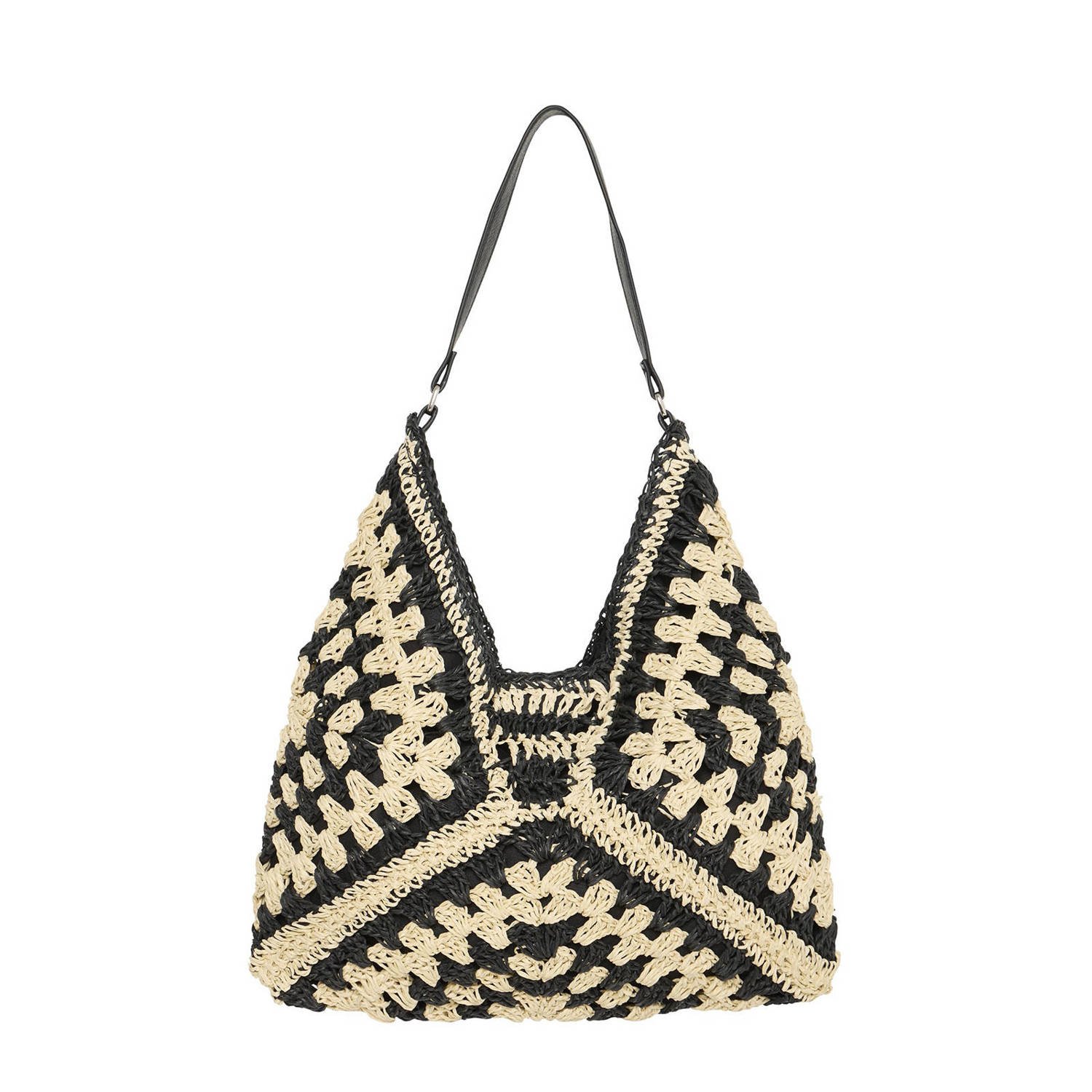 ICHI shopper IALYSARA naturel zwart
