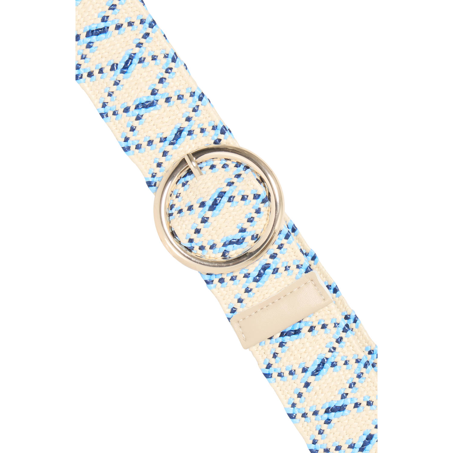 ICHI riem IANAOMI ecru blauw