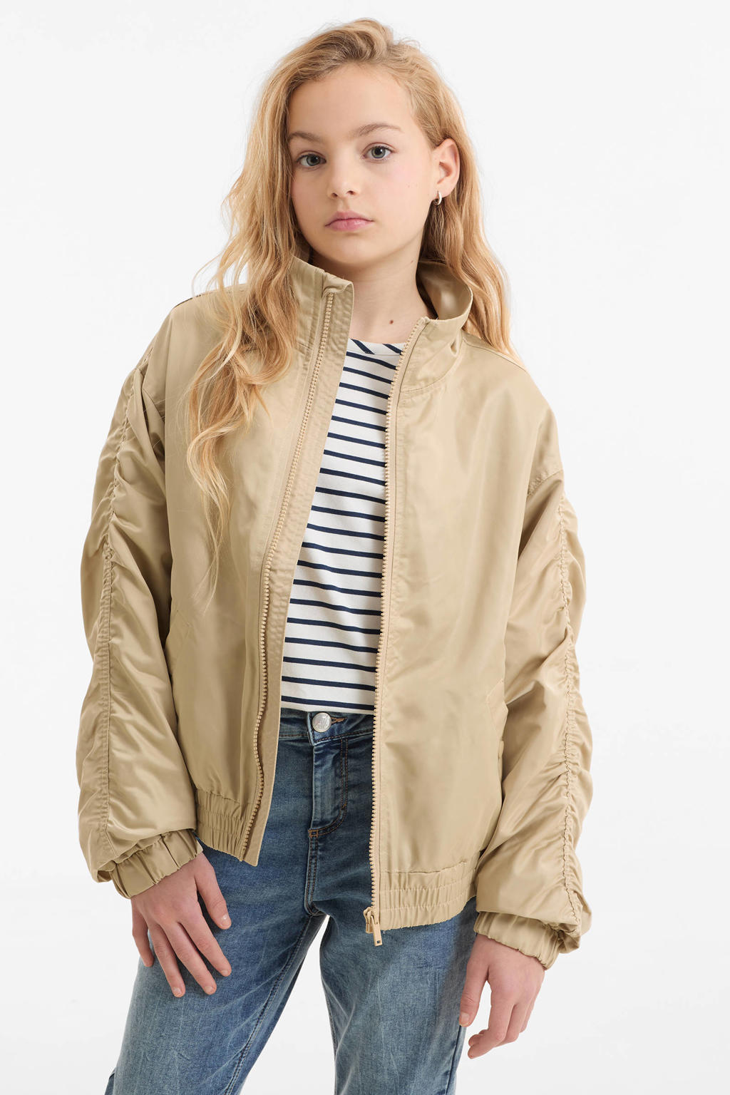 Anytime oversized bomberjack beige
