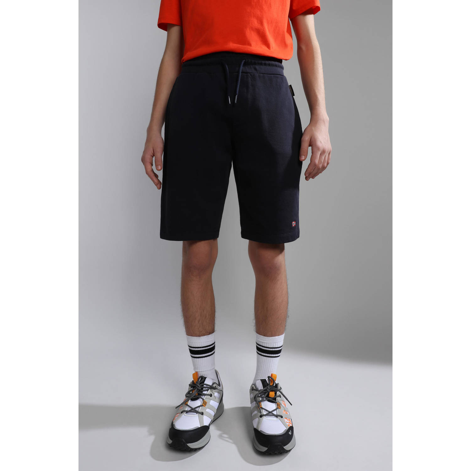Napapijri sweatshort donkerblauw