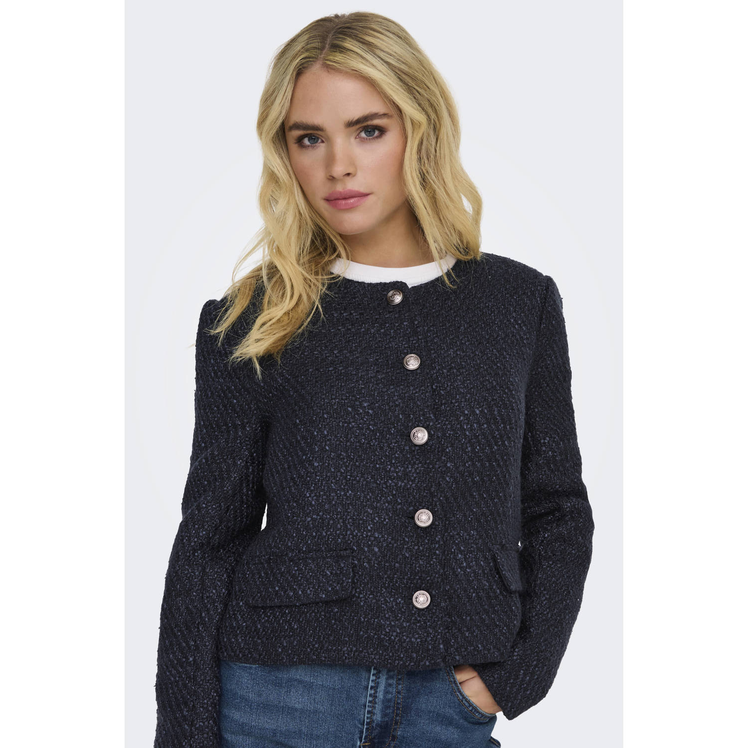 JDY jasje MILLA donkerblauw