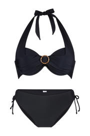 thumbnail: LingaDore voorgevormde halter bikini set zwart