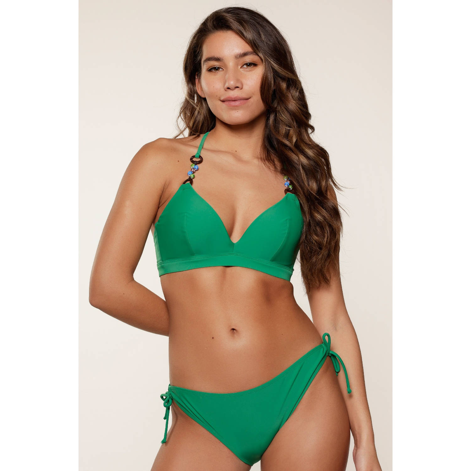 LingaDore voorgevormde triangel bikini groen