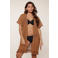 LingaDore strandtuniek met lurex bruin