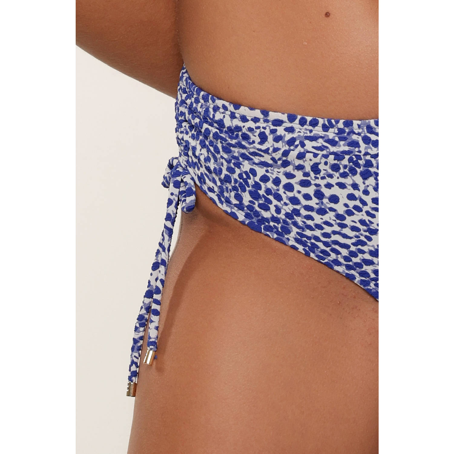 LingaDore bikinislip blauw wit