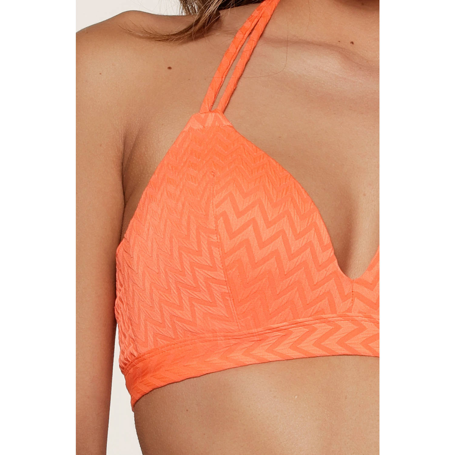 LingaDore voorgevormde triangel bikinitop oranje