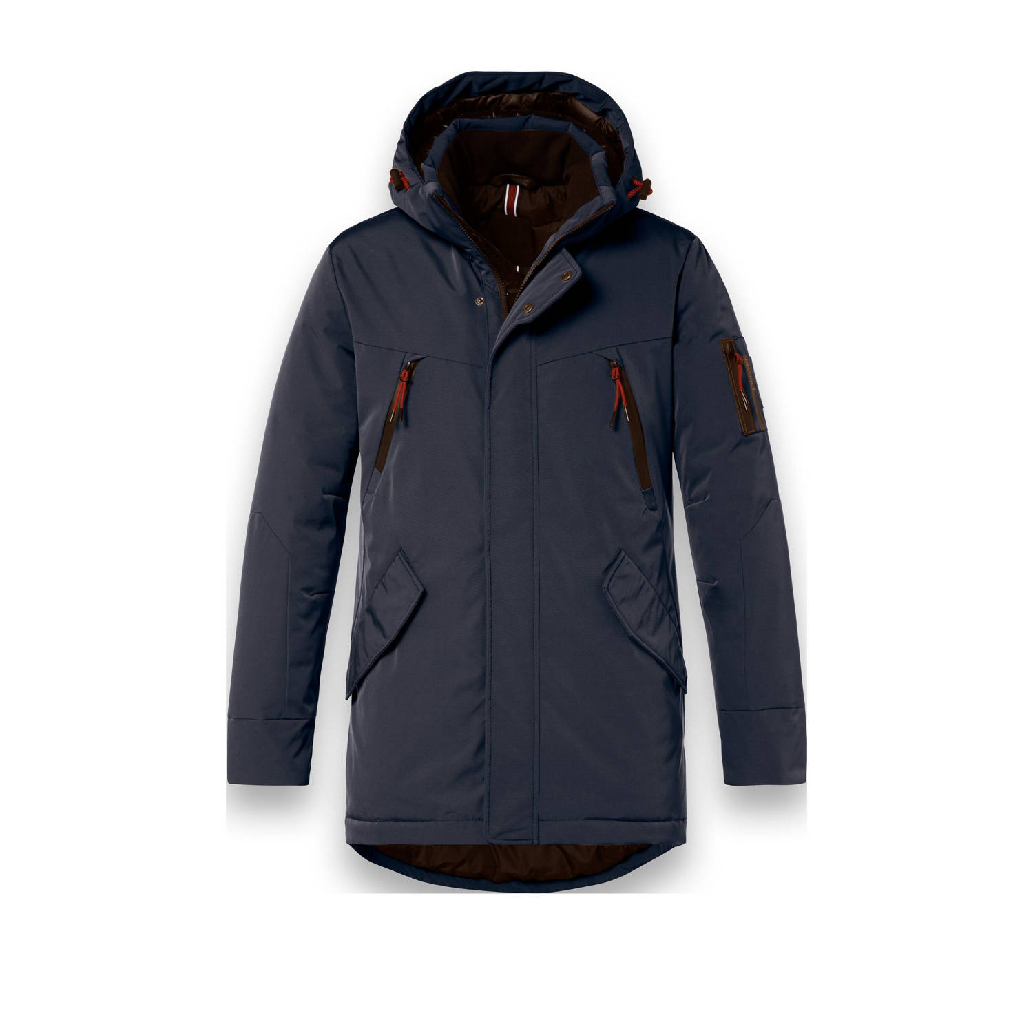 District softshell jas UNIT donkerblauw