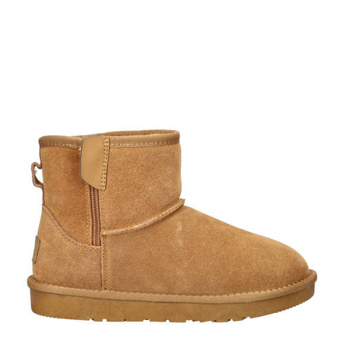 Nelson suède enkelboots cognac afbeelding