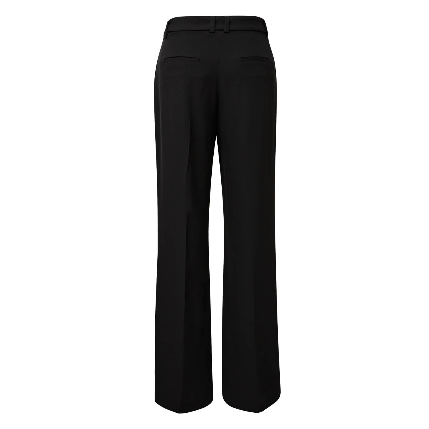 comma wide leg pantalon zwart
