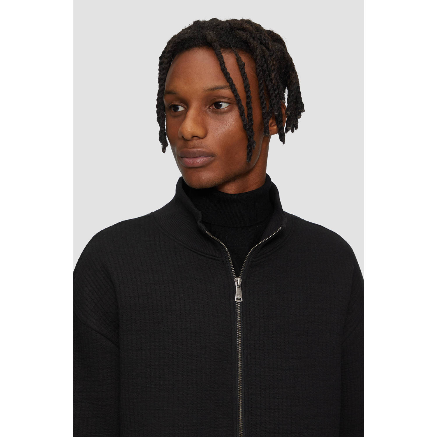 Q S by s.Oliver sweatvest zwart