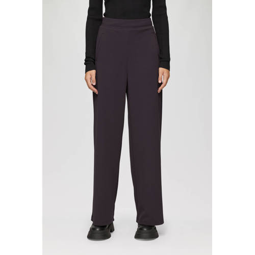 QS wide leg donkerpaars afbeelding