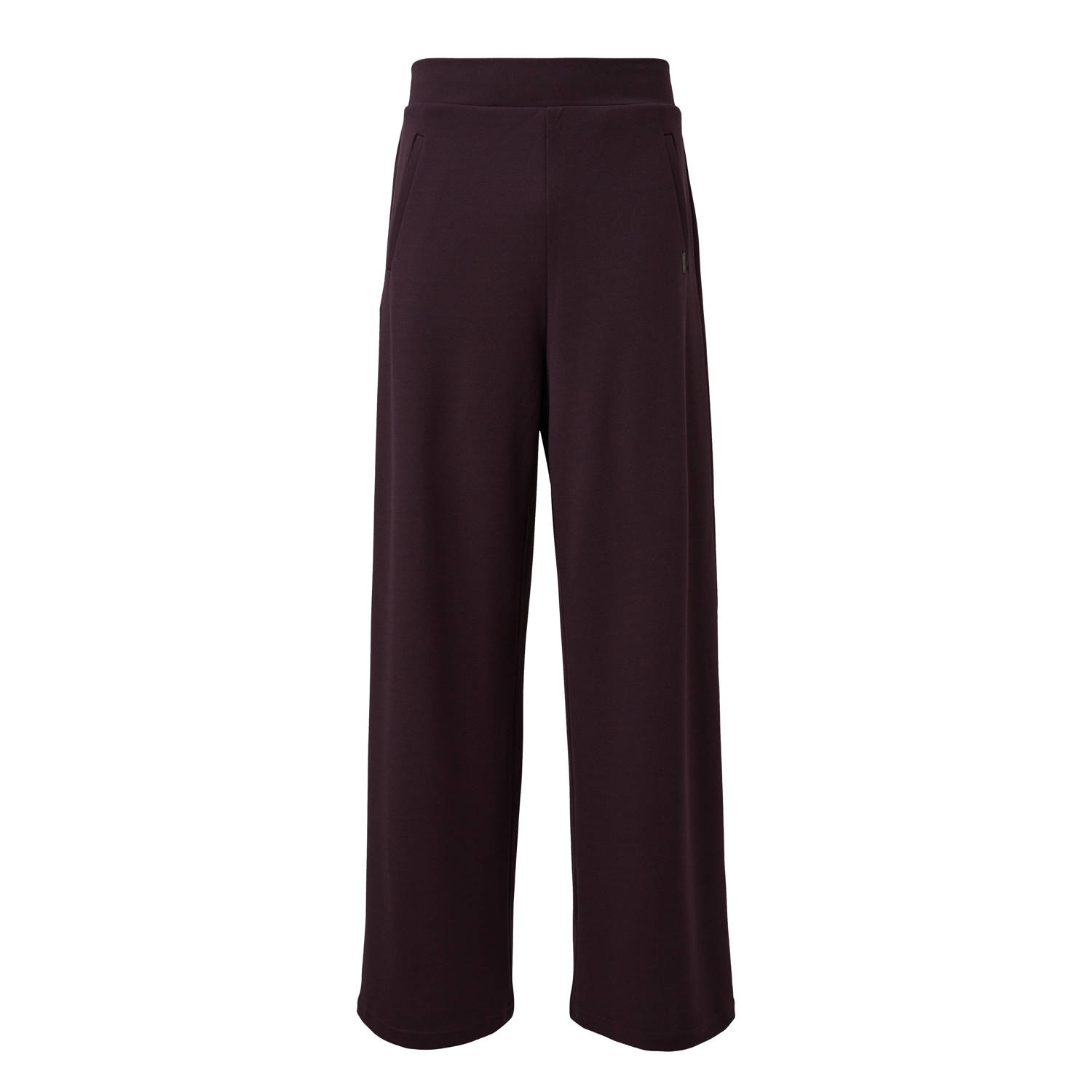 Q S by s.Oliver wide leg donkerpaars