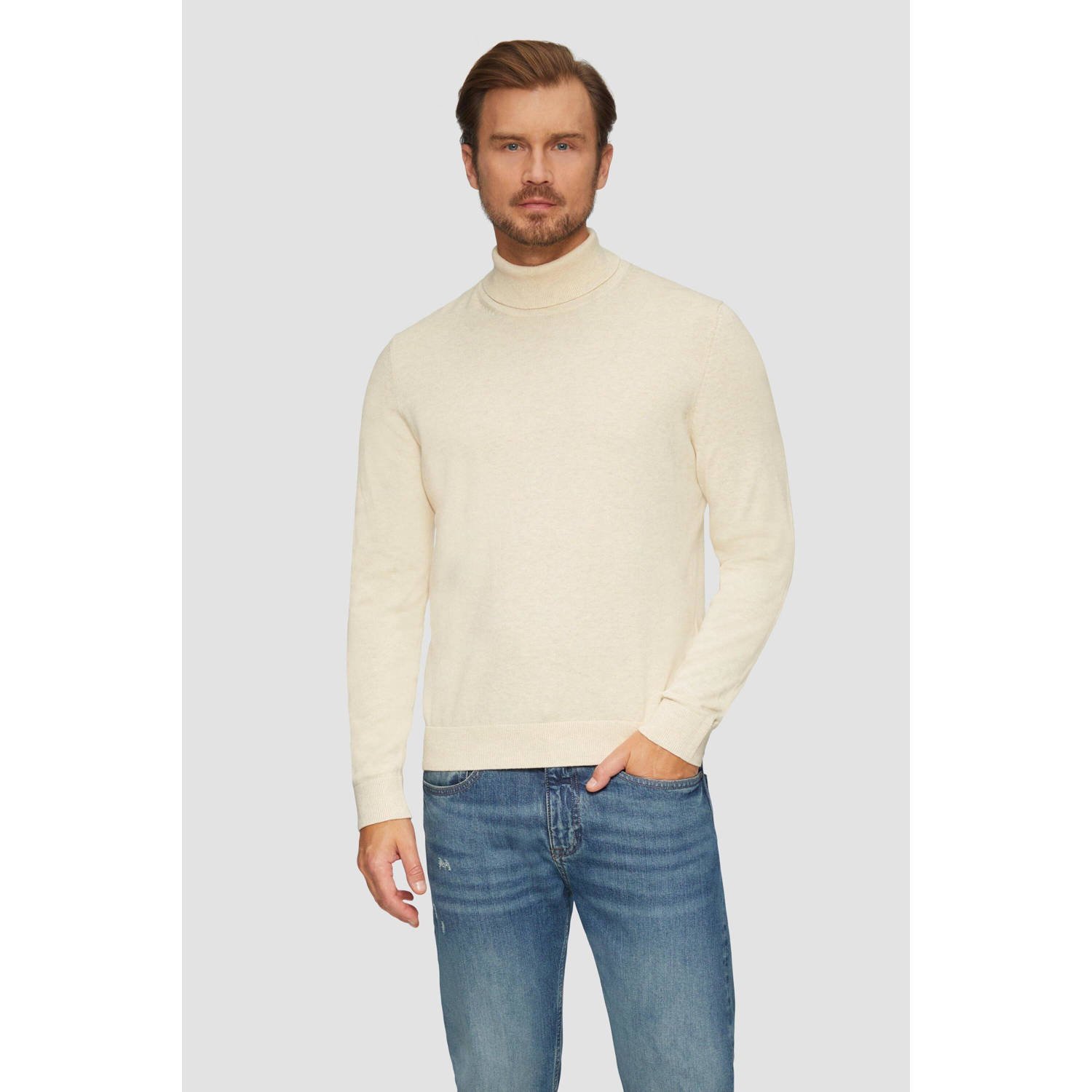 S.Oliver RED LABEL Regular fit coltrui van puur katoen