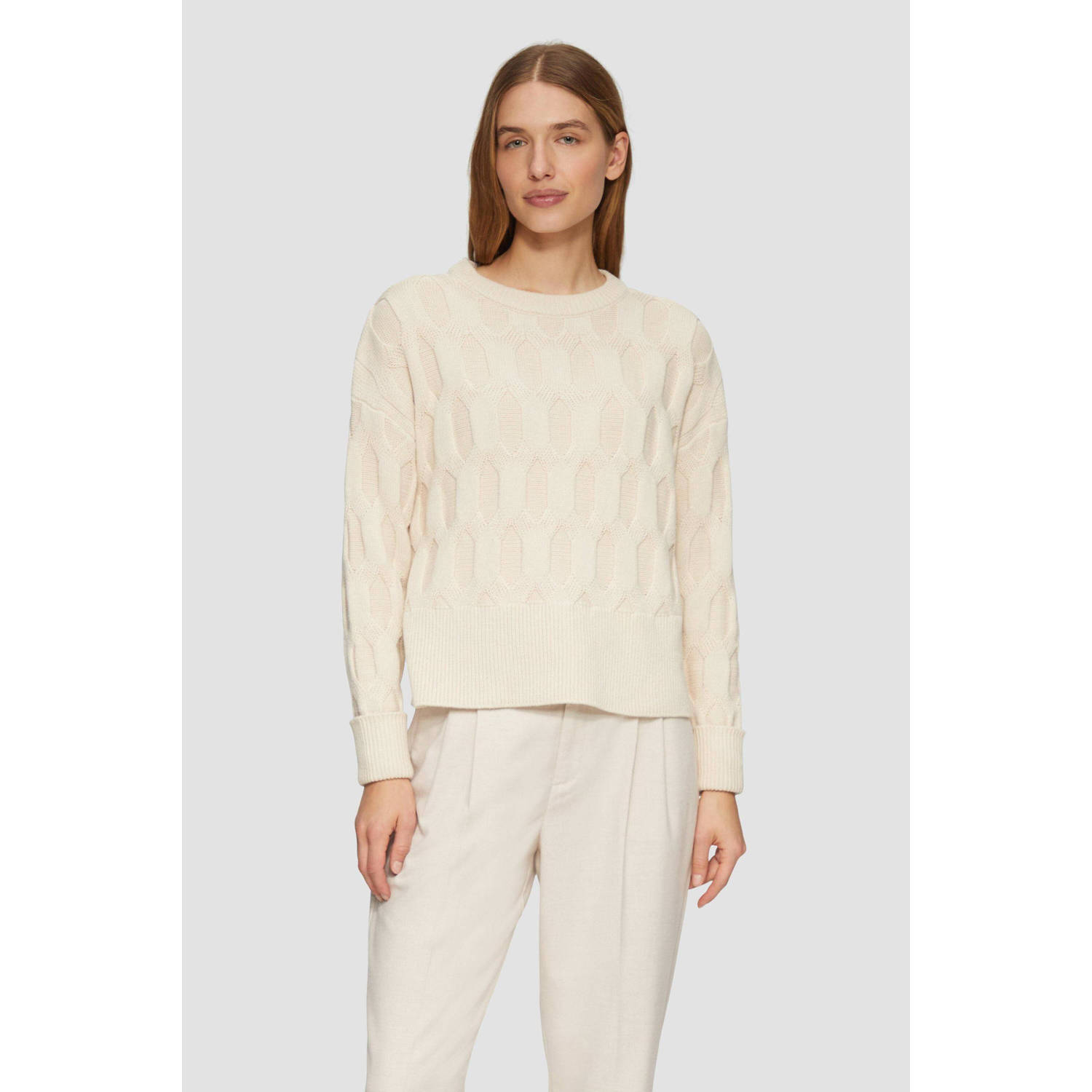 S.Oliver gebreide trui beige