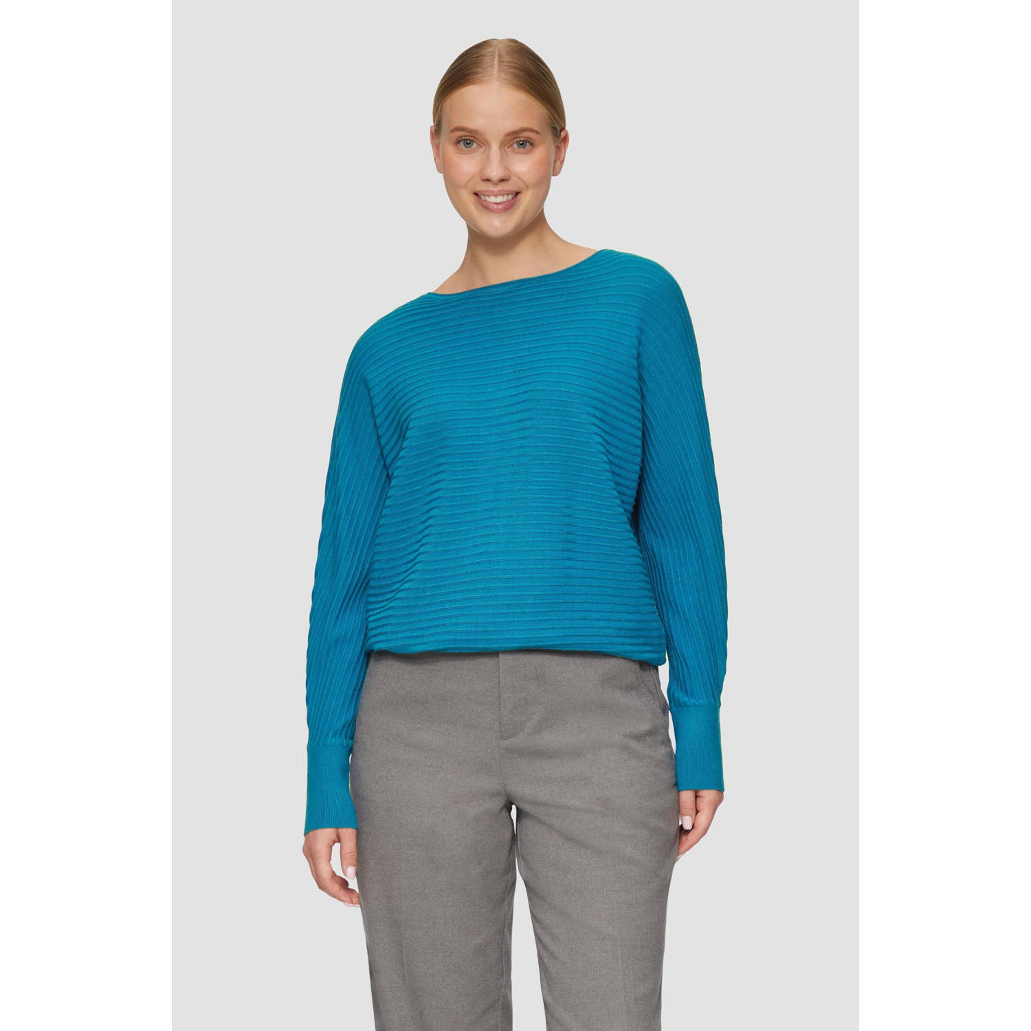 S.Oliver gebreide trui blauw