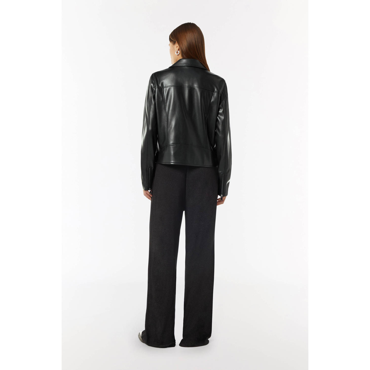 comma casual identity jumpsuit zwart