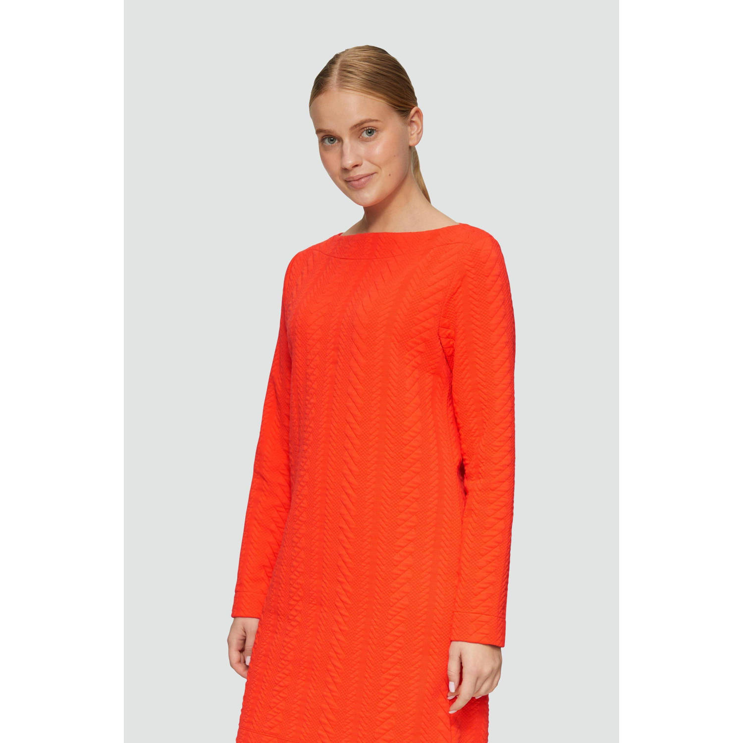 s.Oliver korte jurk oranje