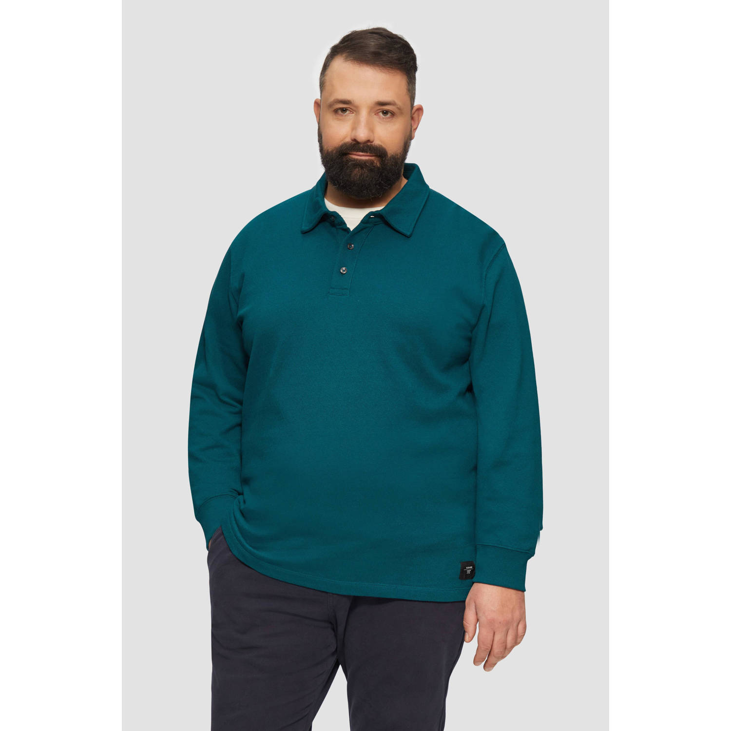 S.Oliver Big Size polo petrol
