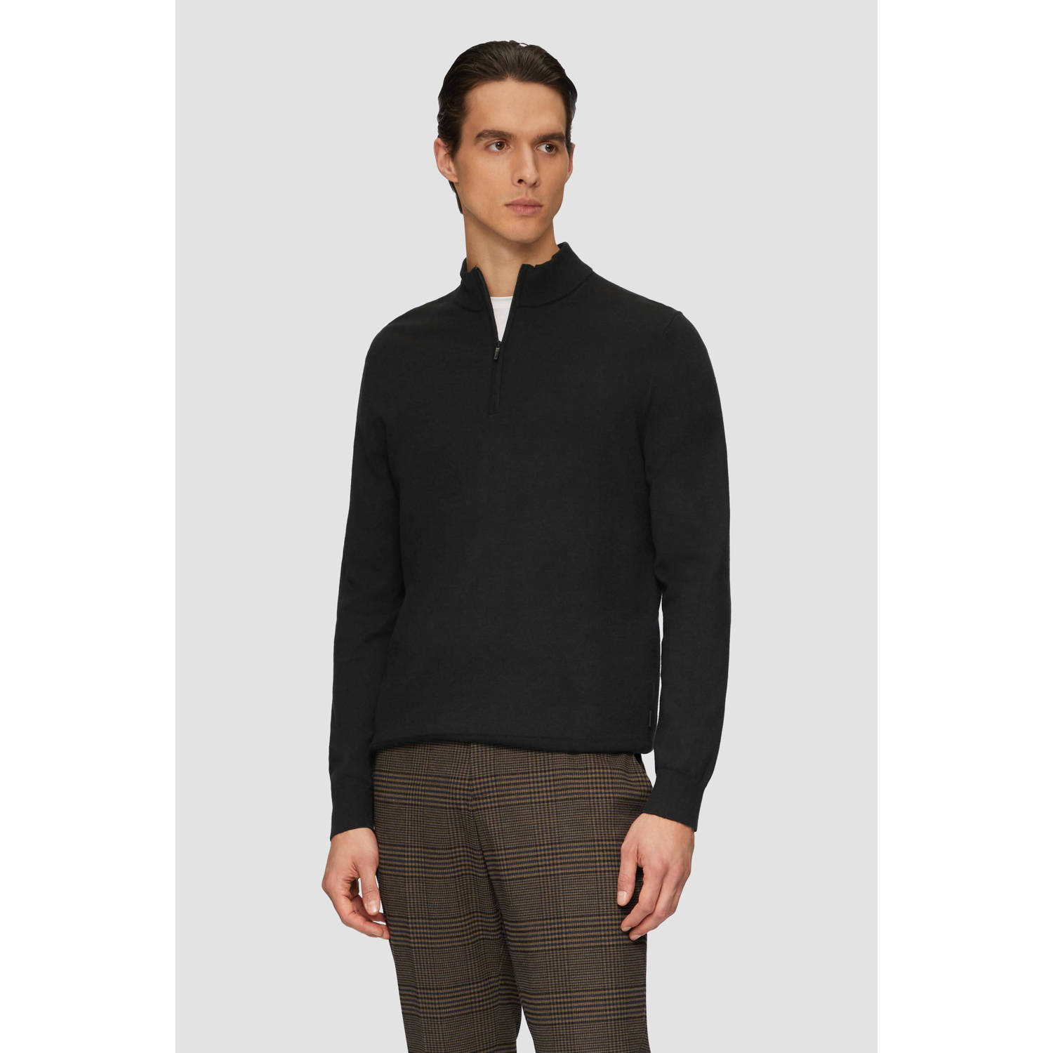 S.Oliver BLACK LABEL trui zwart fijn gebreid