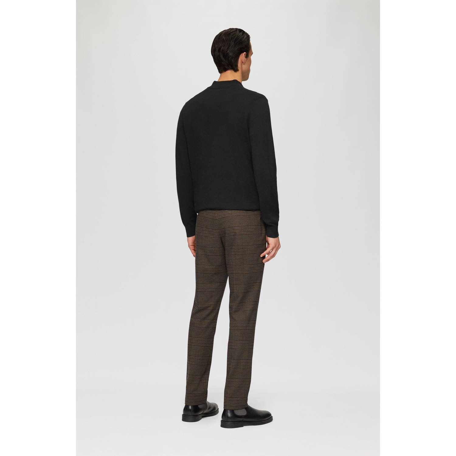 s.Oliver BLACK LABEL trui zwart fijn gebreid