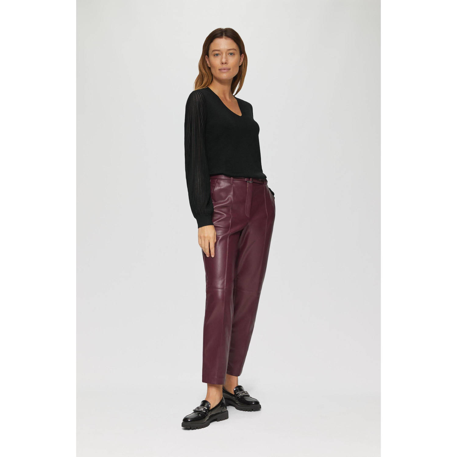 s.Oliver BLACK LABEL gebreide trui zwart