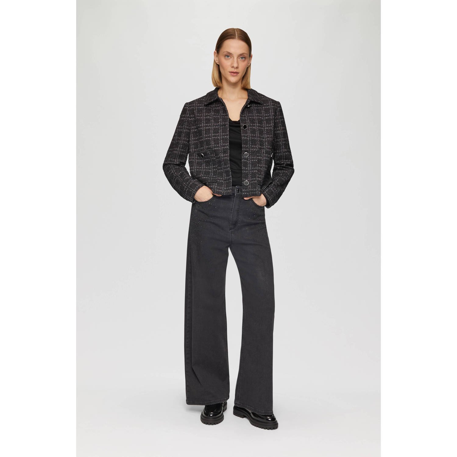 s.Oliver BLACK LABEL top zwart