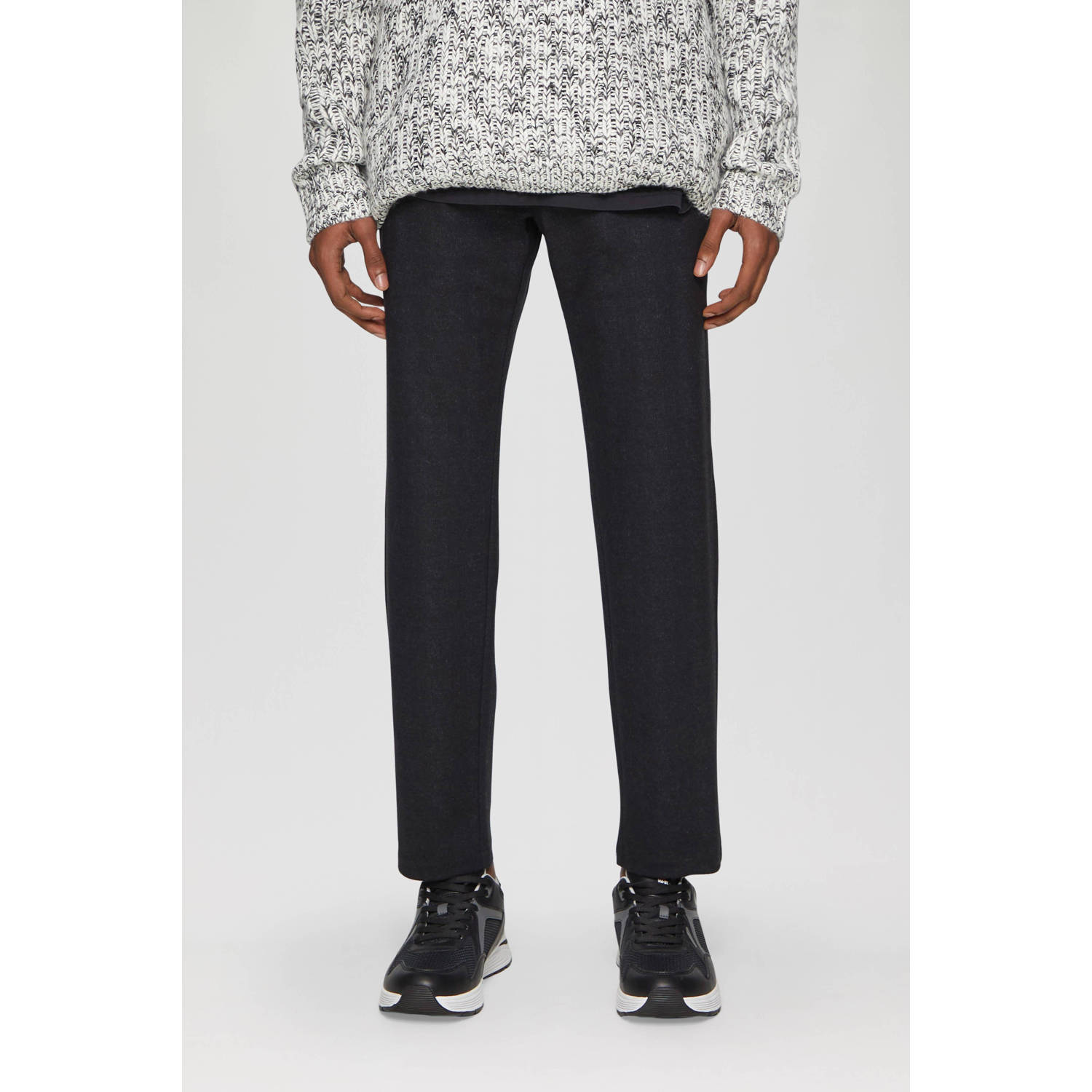 Q S by s.Oliver slim pantalon zwart